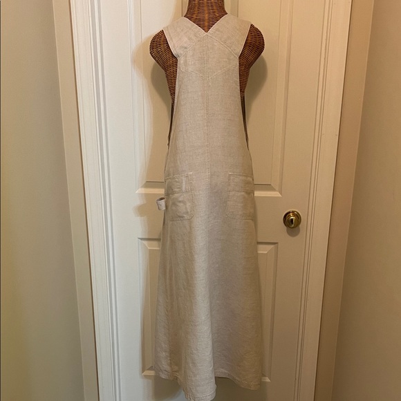 Susan Bristol Cream Overall Dress - Picture 3 of 10